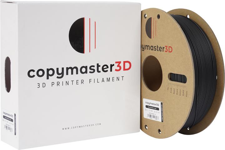 Actual product image Copymaster3D Turbo PLA Matte 3D Printer Filament, 1.75 mm, matte black (PLA, 1.75 mm)