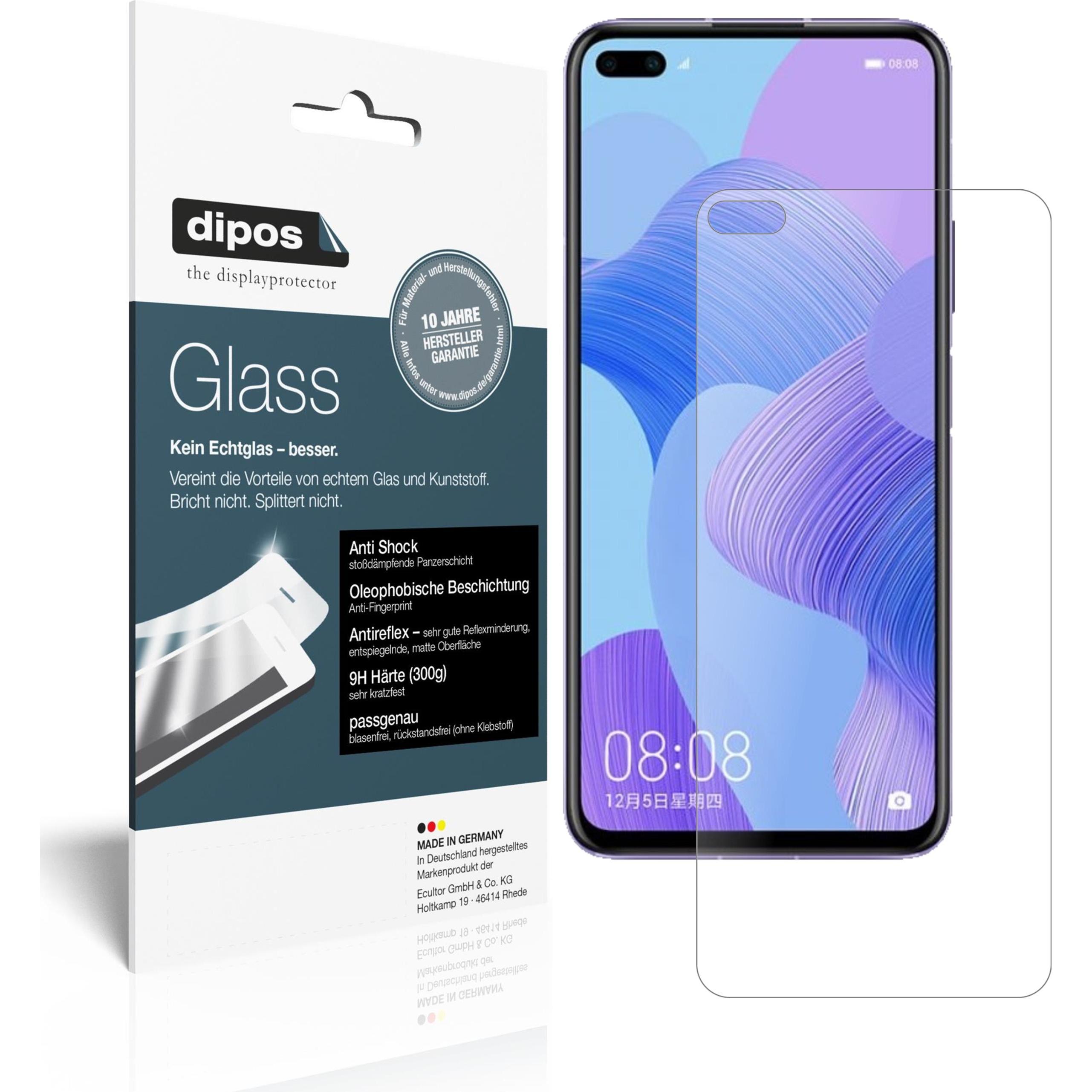 Dipos Displayschutz Anti-Shock (1 Stück, Honor V30 5G), Smartphone Schutzfolie, Transparent