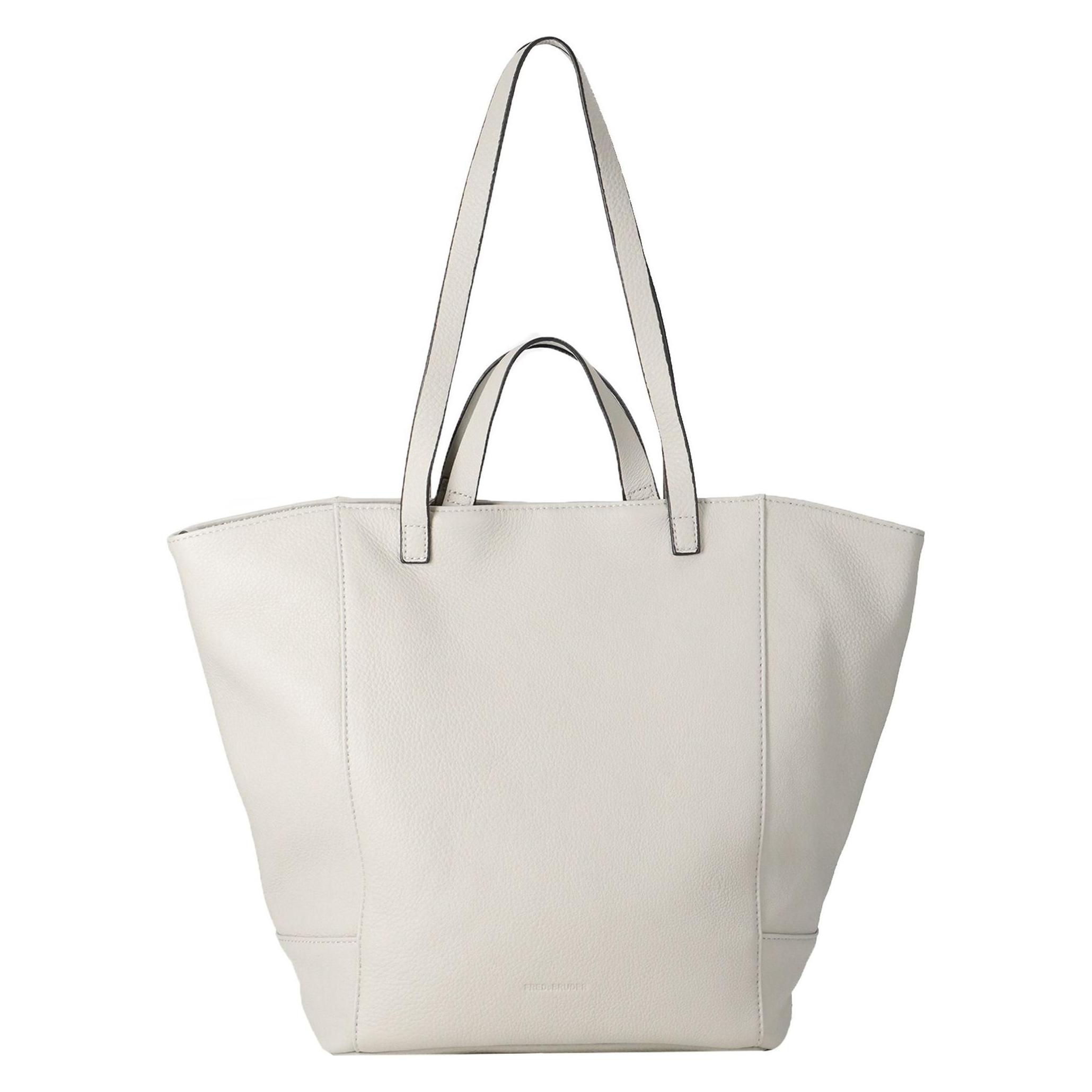 FredsBruder, Tasche, Oblivia Shopper Tasche Leder 42 Cm, Grau, (14 l)