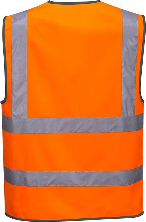 Produktbild Portwest HiVis Weste Mit vorderem Reissverschluss Sicherheit (L)