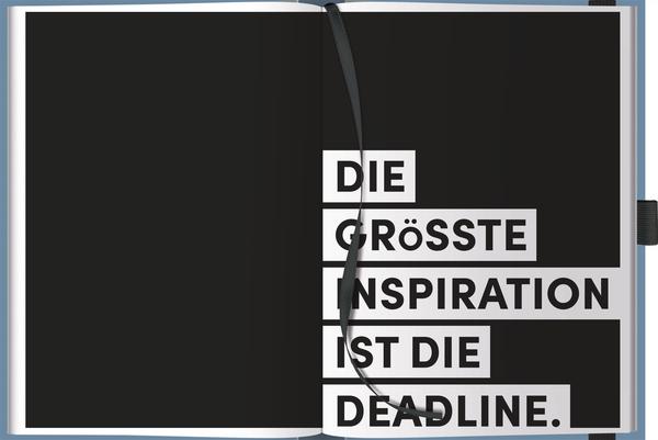 Actual product image Projekt-Meeting-Planer Aqua (A5, Plain, Hardcover)