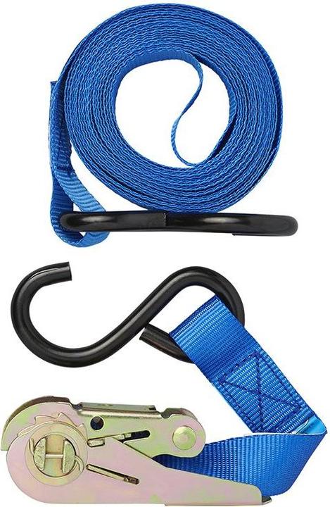 Produktbild ProPlus Spanngurt blau mit Ratsche 5 Meter