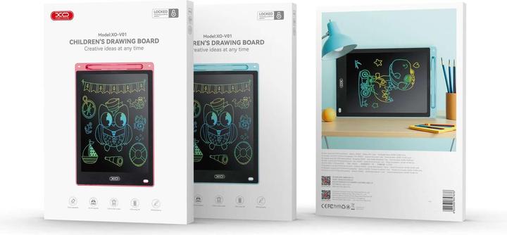 Actual product image xO writing tablet LCD V01 10" pink (10")