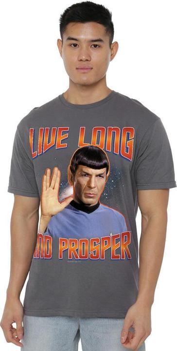 Immagine prodotto Star Trek: The Original Series Live Long and Prosper Maglietta Spock Uomo (L)