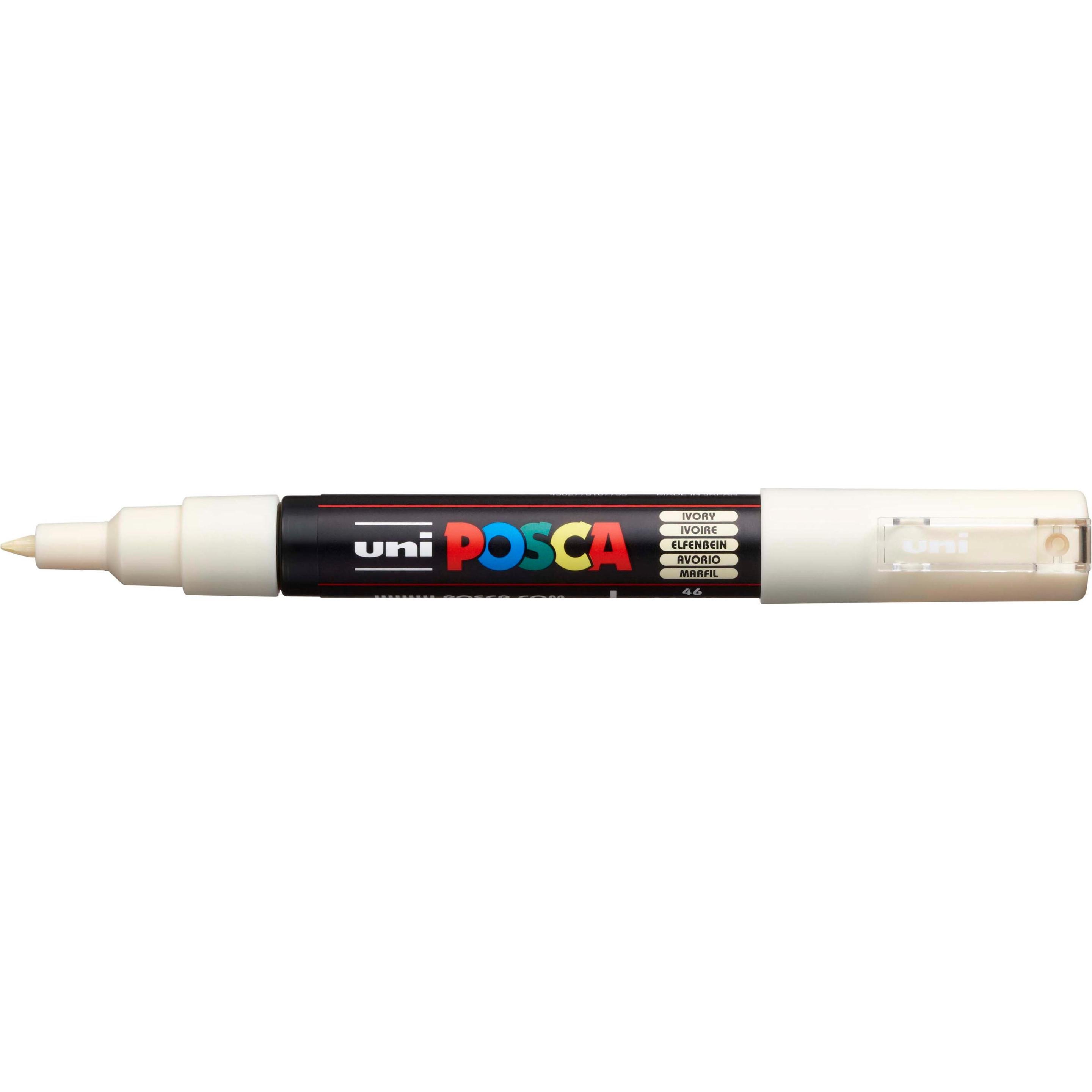 Posca, Marker, Marker PC-1M Rundspitze (White, 0.70 mm, 1 x)
