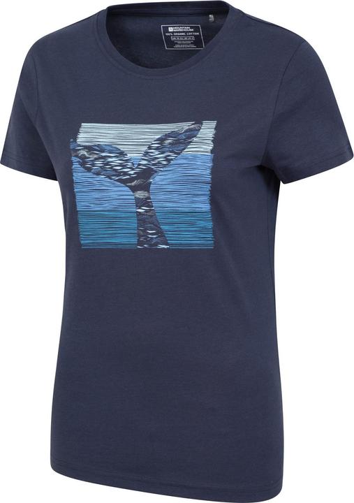 Actual product image Mountain Warehouse Womens/Ladies Whale Tail Organic T-Shirt (34)