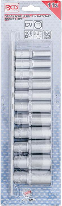 Productafbeelding BGS 5252 11-delige doppenset (10 mm)