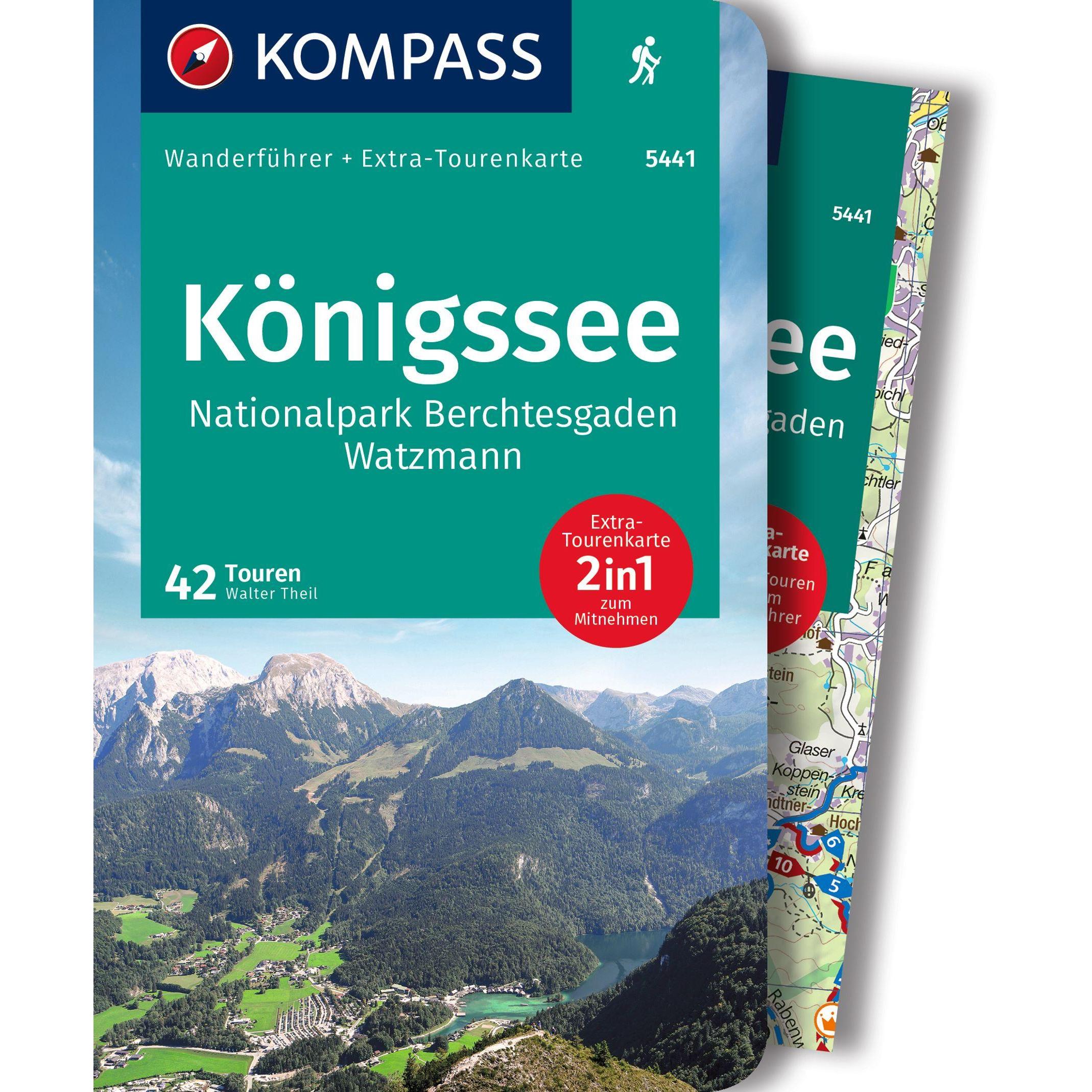 Theil:KOMPASS Wanderführer 5441 Königss, Landkarte