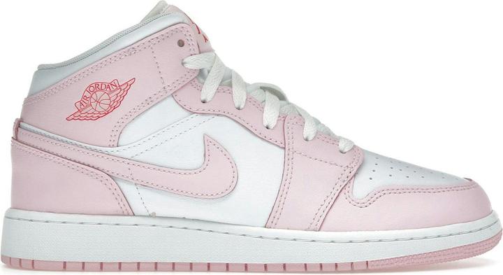 Image du produit Jordan 1 Mid Pink Foam Fire Red (GS) (38.5)
