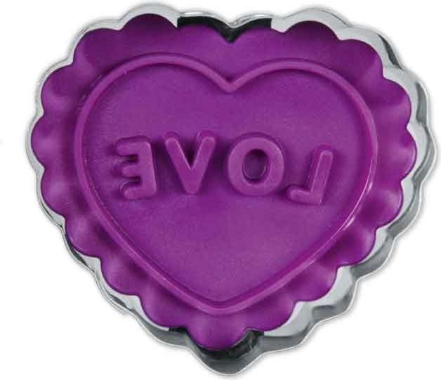 Actual product image Städter Cookie Cutter with Ejector Heart