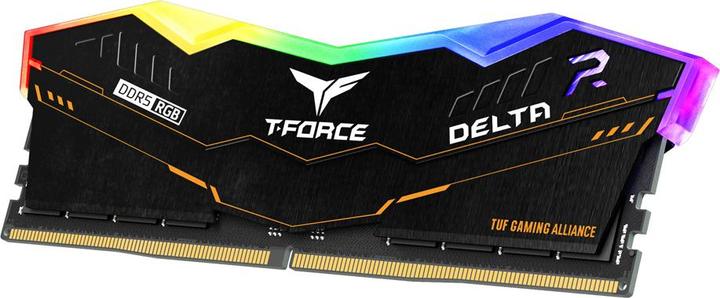 Actual product image Team Group D532GB 6000-38 Delta TUF RGB bk K2 TEM (2 x 16GB, 6000 MHz, DDR5 RAM, DIMM)