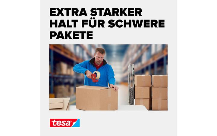 Produktbild tesa tesapack SOLID & STRONG Packband, leise abrollbar (50 mm)