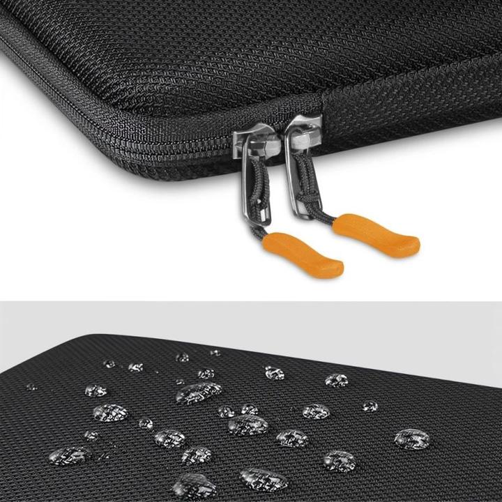 Actual product image Tech-Protect HARDPOUCH LAPTOP 13-14 SCHWARZ/ORANGE (14")
