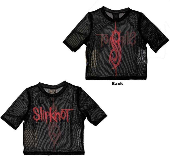 Immagine prodotto Slipknot Logo Crop Top (Girlie) (XXS)