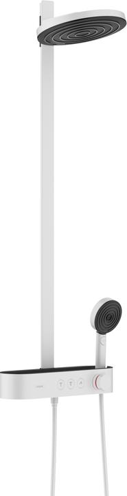 hansgrohe Showerpipe 260 2jet with ShowerTablet Select 400 Ditto: with EcoSmart, : Colour - Matt