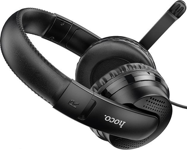 Image du produit Hoco - Wired Headphones Magic Tour (W103) - for Gaming, Jack, with Microphone - Black (Filaire)