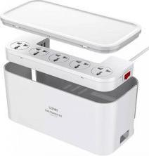 Actual product image Ldnio Power strip with organiser (8 x, USB, 2 m)