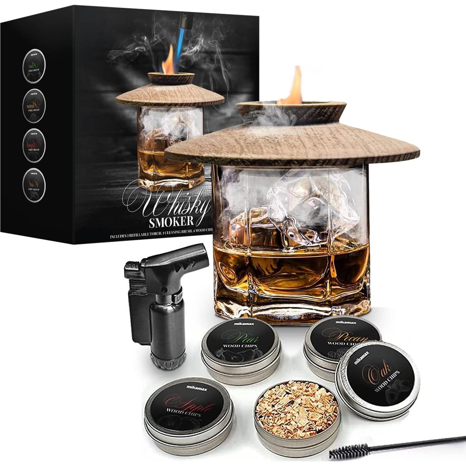 Mikamax, Accessori da bar, Whiskey Smoker (Set da cocktail)