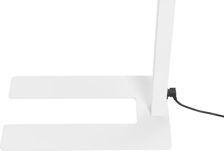 Produktbild Beliani Stehlampe LED Metall weiss 194 cm rechteckig MENSA (E27)