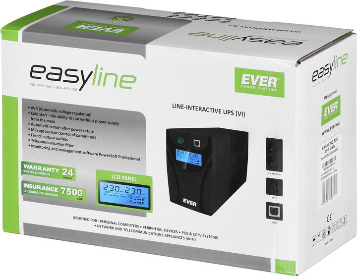 Produktbild Ever EASYLINE 850 USV (850 VA, 480 W)