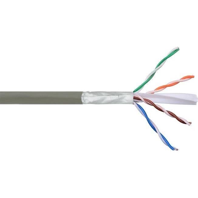 Delight Cat6 U-FTP-Installationskabel 305m Grau (CAT6, 305 m), Cavo di rete