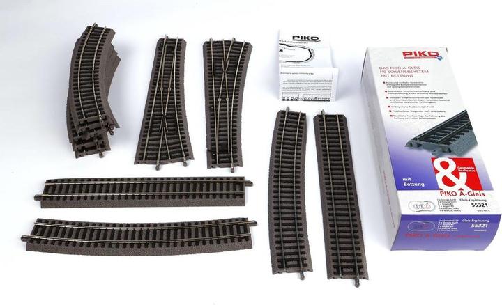 Produktbild Piko A-Gleis mit Bettung Gleis Set C (Spur H0)