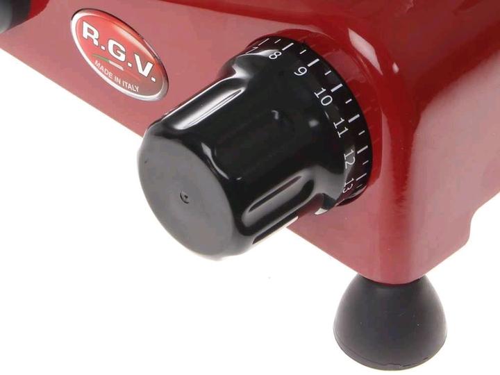 Immagine prodotto RGV Vintage 250 affettatrice Elettrico 140 W Alluminio, Rosso Alluminio