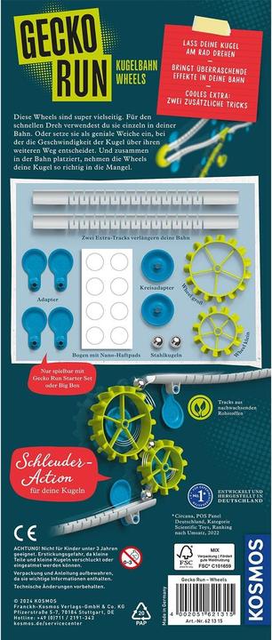 Actual product image Kosmos Gecko Run, Wheels