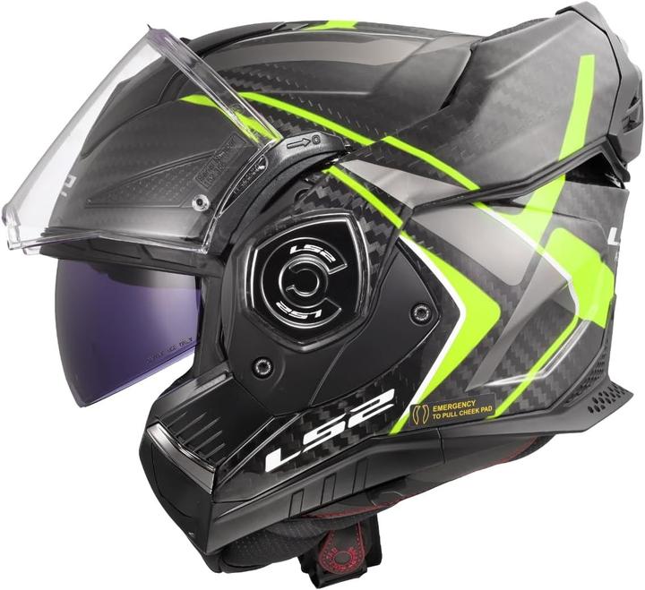 Immagine prodotto LS2 Helm Advant X Carbon Future II FF901 fluor geel maat S (S)