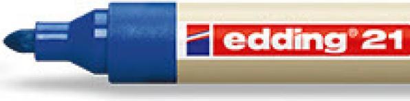 Actual product image Edding Permanent marker 21 (Blue, 1.50 mm, 1 x)