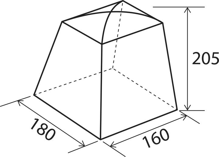 Actual product image Brunner Cabina Maxi NG cabin tent (Dome tent, 4 kg, 1 person)