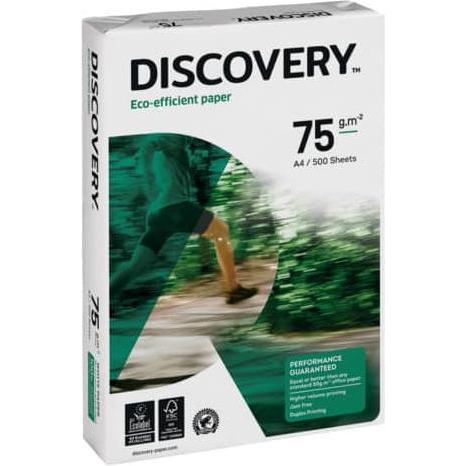 Discovery, Kopierpapier, Kopierpapier A4 75g 500BL 2f-gel weiss (75 g/m², 500 x, A4)