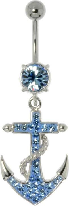 Image du produit Bijouteria Piercing nombril (Acier inoxydable, Laiton, Cristallin)