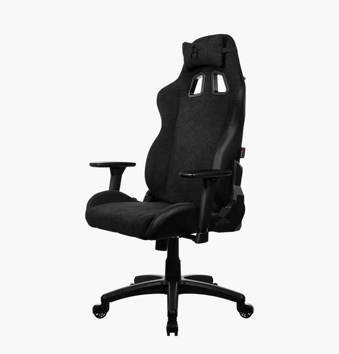 Actual product image Arozzi Gaming chair Avanti Pure Black SoftFabric