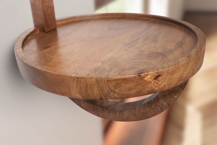 Image du produit FineBuy Étagère murale (Ø 30 x 33 cm)