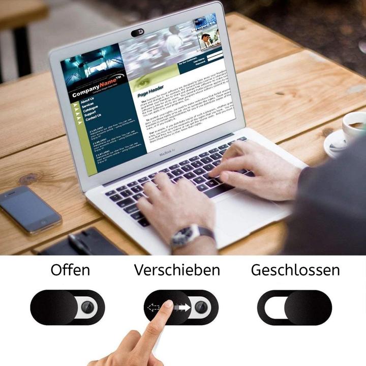Produktbild Ueli Express Webcam Privatsphäre Sichtschutz Cover