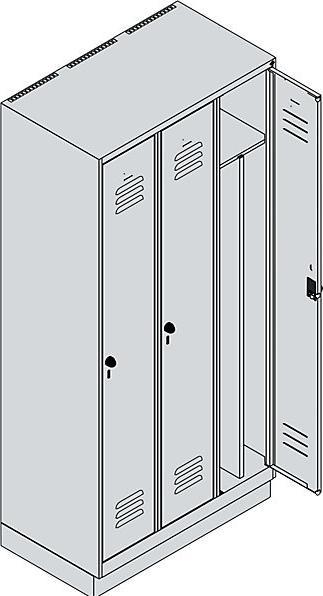 Actual product image C+P Classic PLUS locker (90 cm, 195 cm)