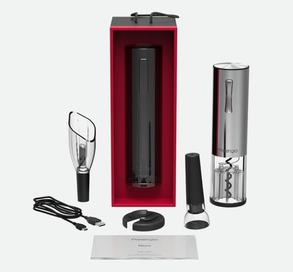 Actual product image Prestigio Nemi electric wine opener set (Electric corkscrew)