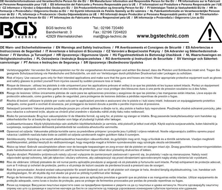 Immagine prodotto BGS Set pompe per pressione e vuoto