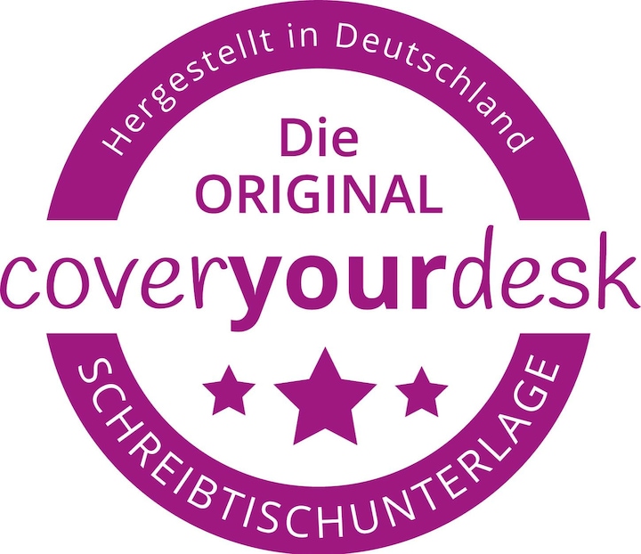 Produktbild CoverYourDesk Schreibtischunterlage Einhorn mit Regenbogen