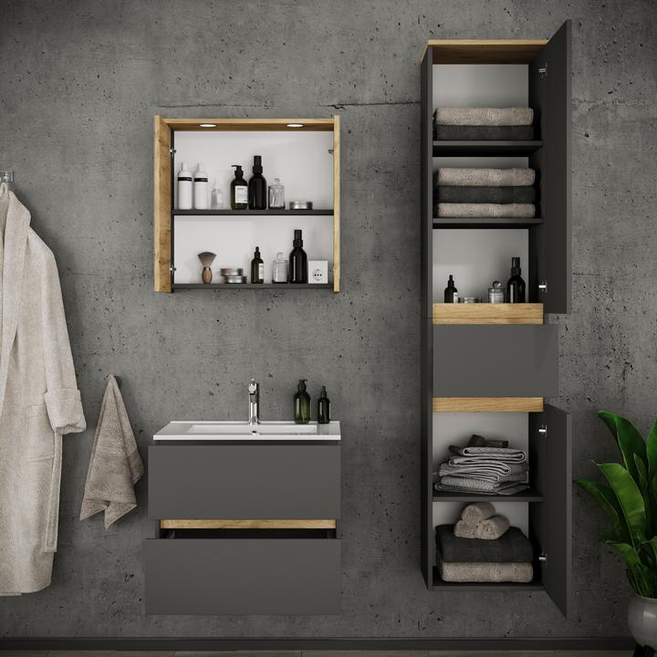 Produktbild VCM Badmöbel-Set mit Waschbecken Cosila-I 61