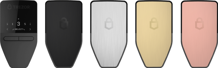 Actual product image Trezor Safe 3 - Cosmic Black (Bitcoin, Bitcoin cash, Ethereum Classic, Cardano, Dogecoin, Litecoin, Stellar)