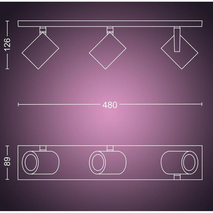 Produktbild Philips Hue Argenta Basis BT (350 lm, GU10)