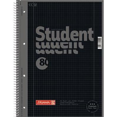 Brunnen, Heft + Block, Collegeblock (A4, Kariert, Kein Einband)