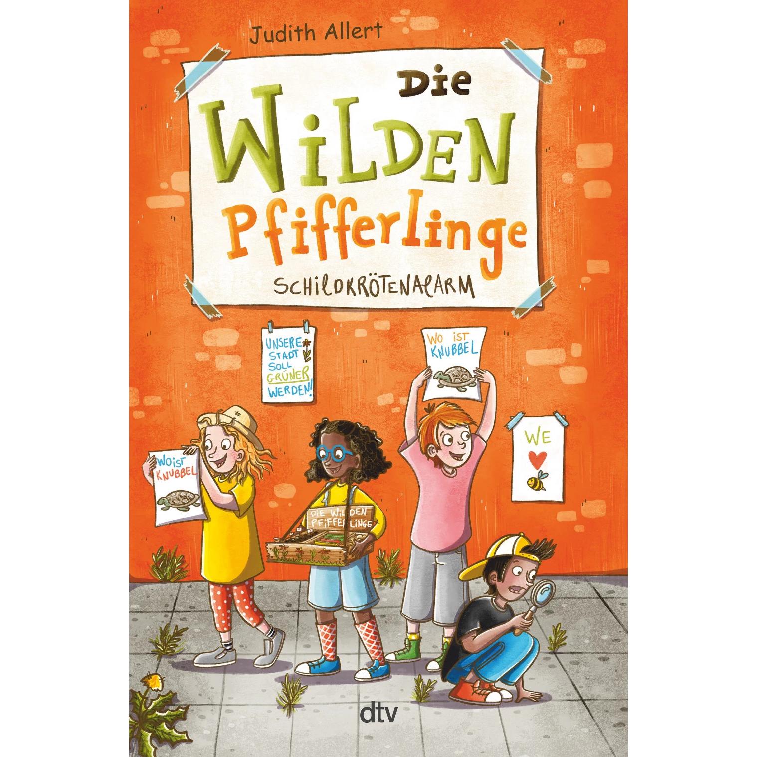 Die wilden Pfifferlinge – Schildkrötenalarm, Kinderbücher von Judith Allert