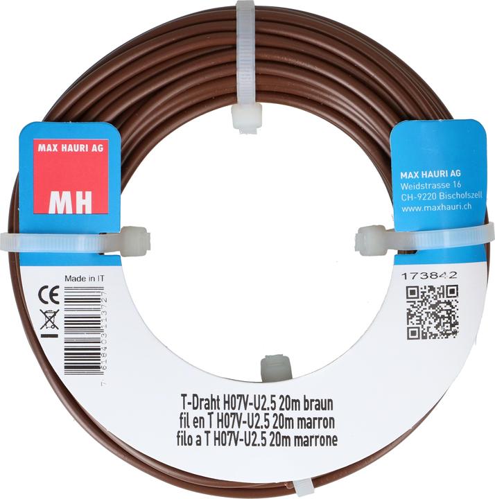 Image du produit Max Hauri Fil en T H07V-U2.5 (20 m)