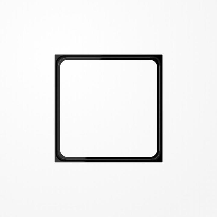 Actual product image JUNG Intermediate frame bw LS 55x55mm RAL9005 LS981ZSW