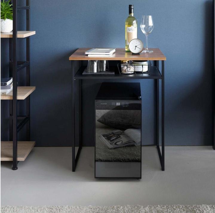 Image du produit Yamazaki Table avec plateau en bois et rallonge TOWER (53 x 45.20 x 66.80 cm)