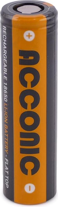 Acconic 3450mAh 3.7V 18650 Zelle Li-Ion Akku ungeschützt flattop (Ersetzt: INR18650-35E) (18650, 3450 mAh)