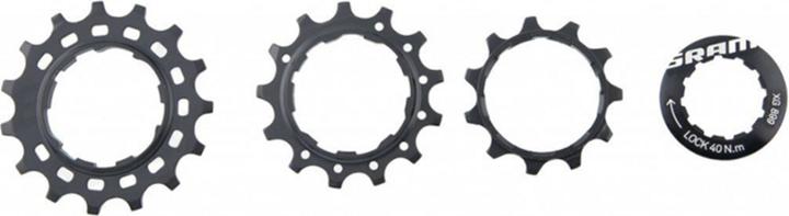 Produktbild Sram Cog Set PG1210/1230 11/13/15T/Lockring (11)